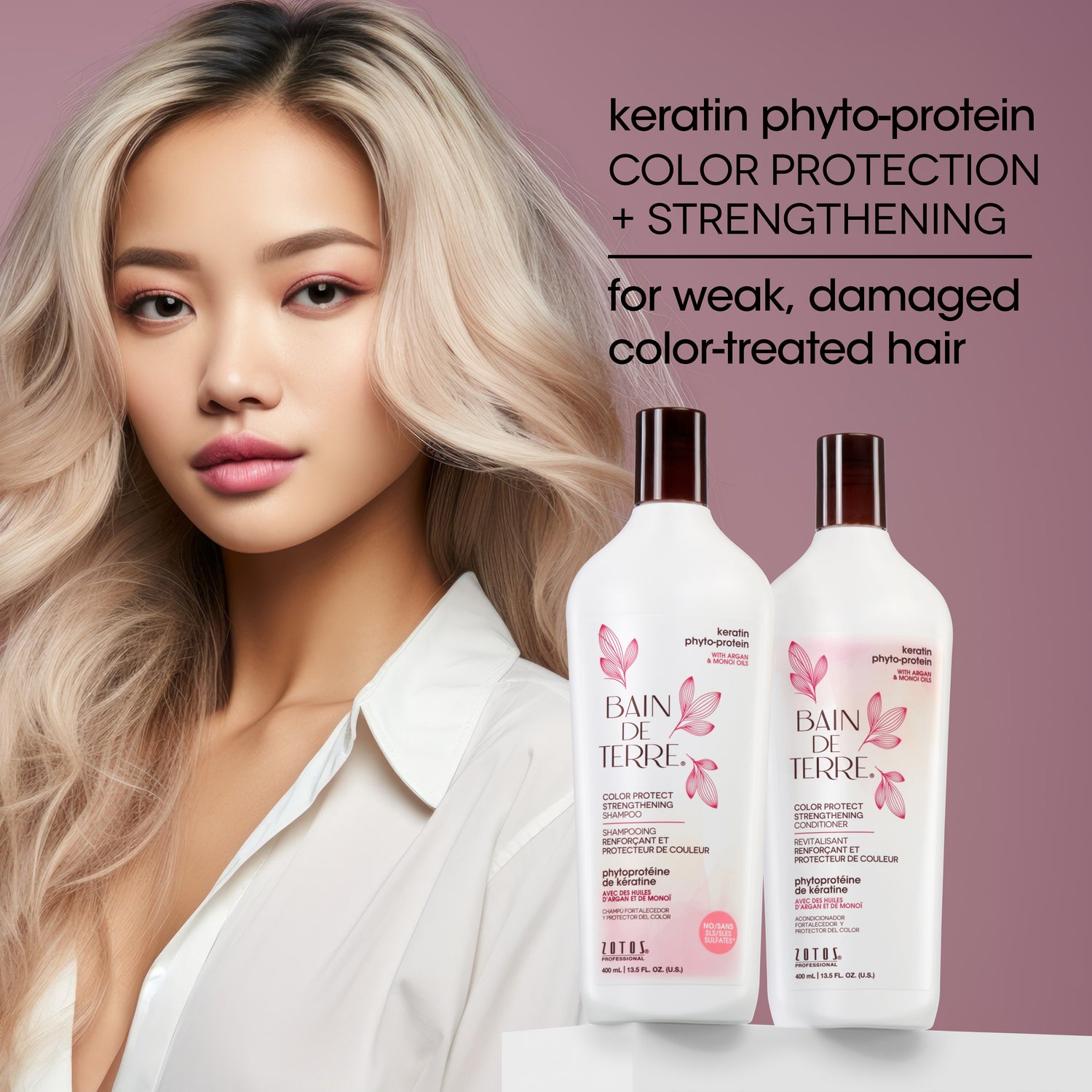 Bain de Terre® Keratin Phyto-Protein Strengthening Conditioner