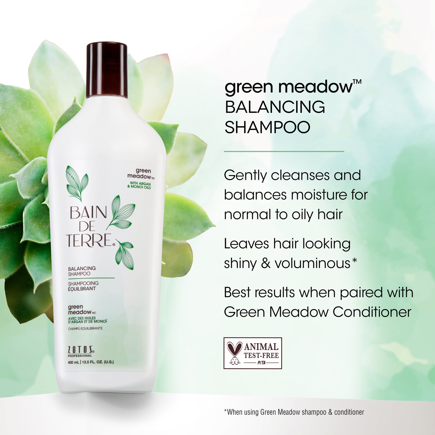 Bain de Terre® Balancing Shampoo, Green Meadow