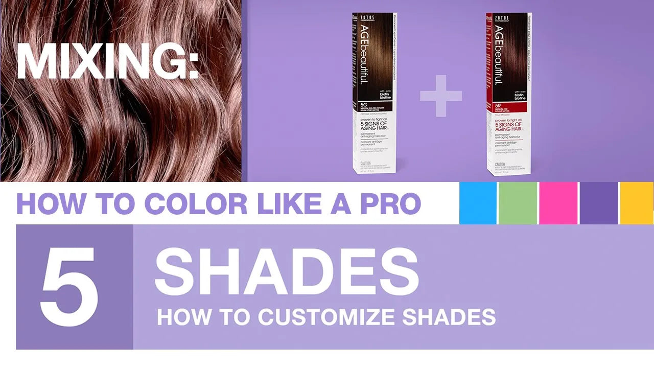 Chapter 5: Mixing Hair Color Shades for a Customized Look