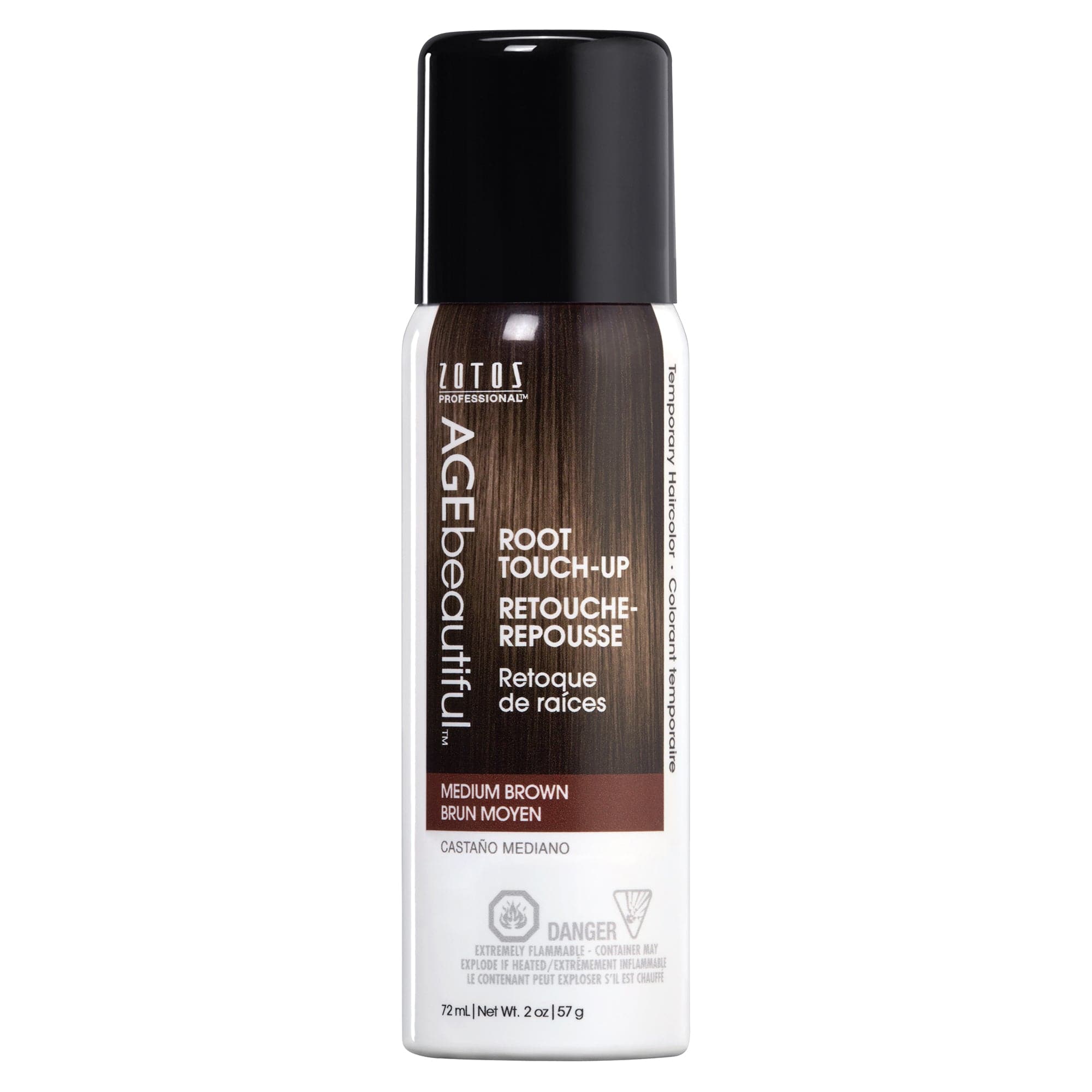 AGEbeautiful® Temporary Root Touch-Up  - Medium Brown